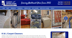 Desktop Screenshot of kandlcarpetcleaners.com